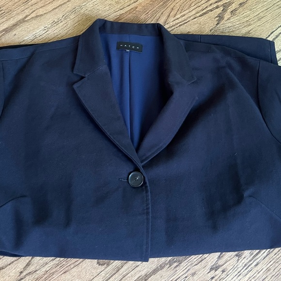 Hatch Maternity Navy Jacket O/S - Picture 5 of 10